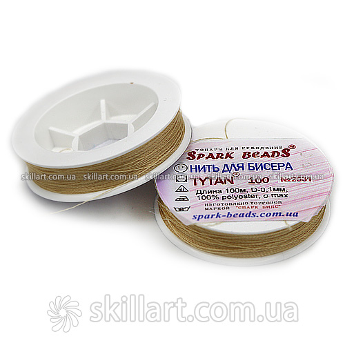 Нитки для бисера Tytan 100 Spark Beads (100м)